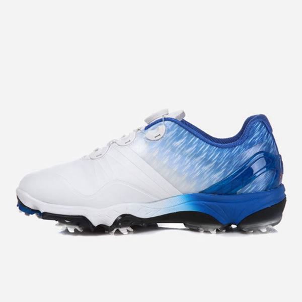 Fila Fairway Boa Men's Golf Shoes - White/Blue,NZ 185-80432